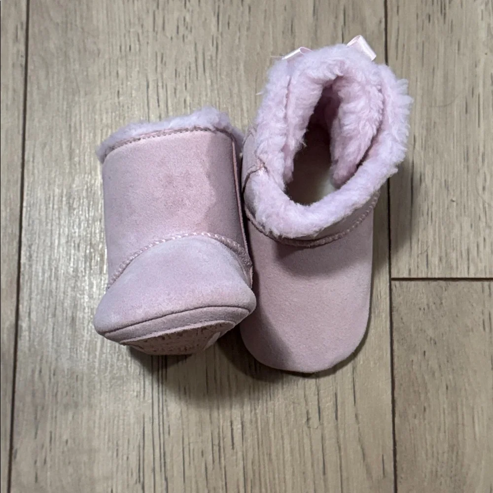 UGG Bailey Bow Pink Boots Kids 04/05